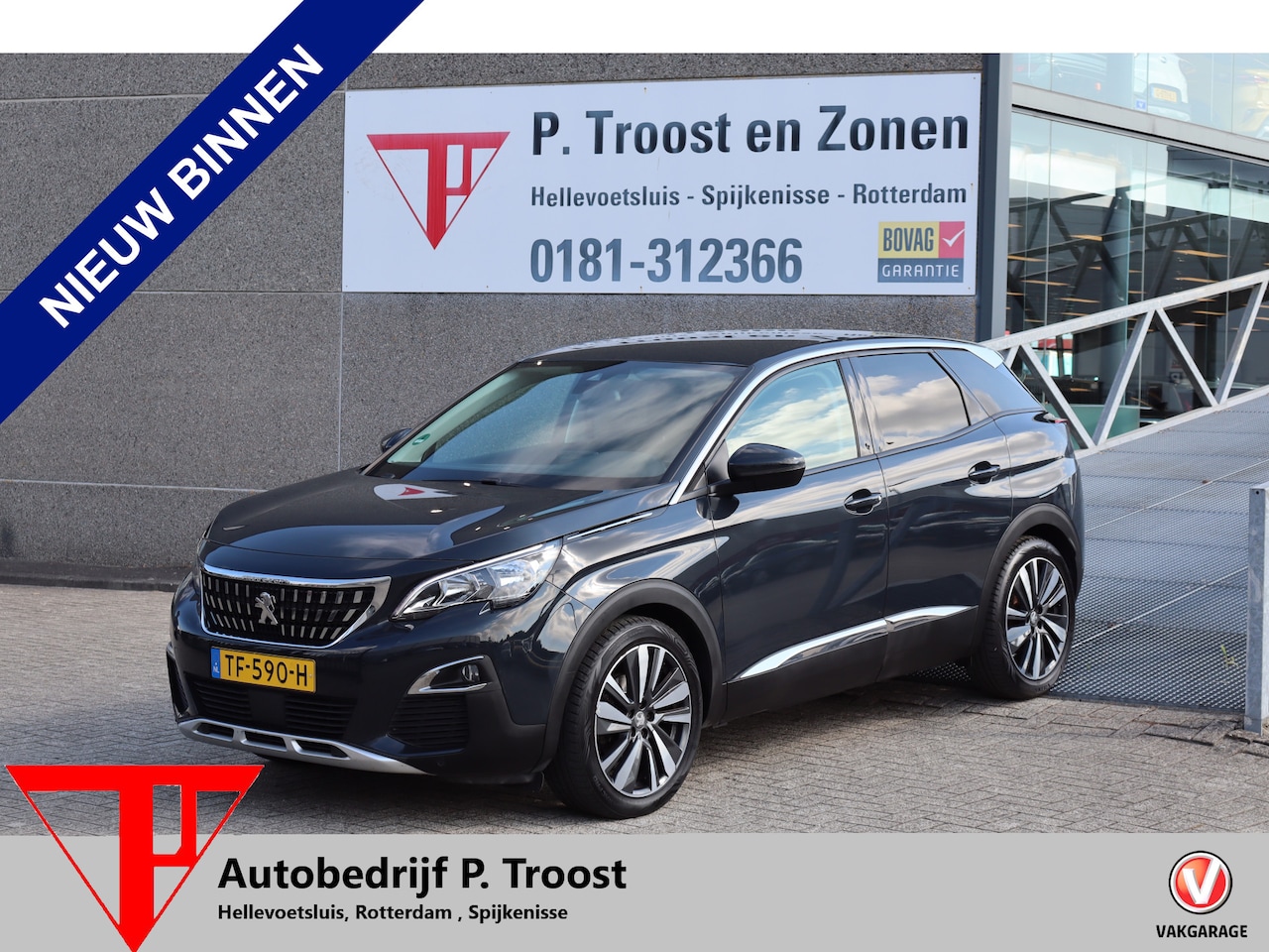 Peugeot 3008 - 1.2 PureTech Blue Lease Premium 360 graden camera/Apple carplay/Stoelverwarming/Elektrisch - AutoWereld.nl