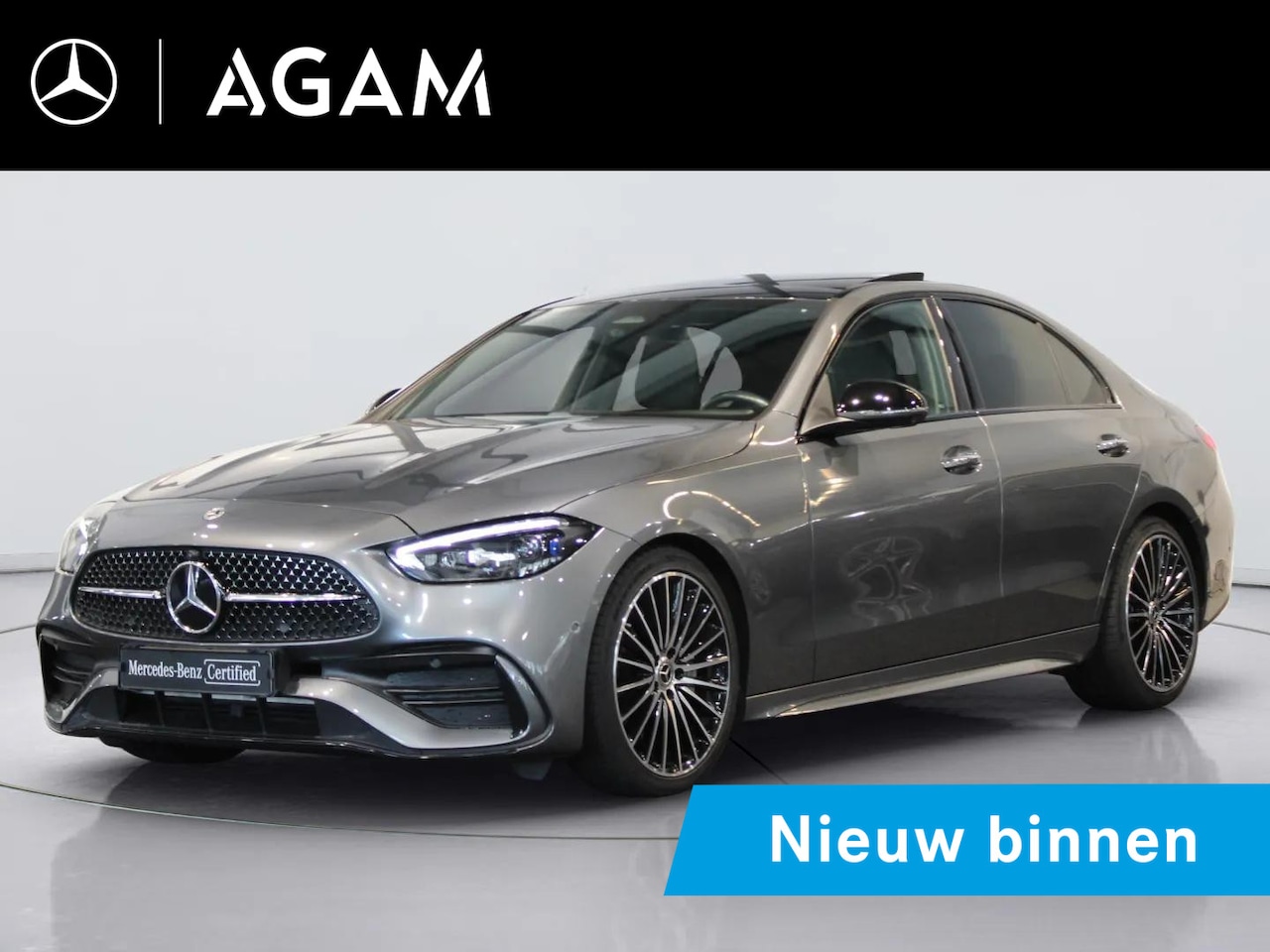 Mercedes-Benz C-klasse - Limousine 200 Launch Edition AMG Line | Panorama dak - AutoWereld.nl