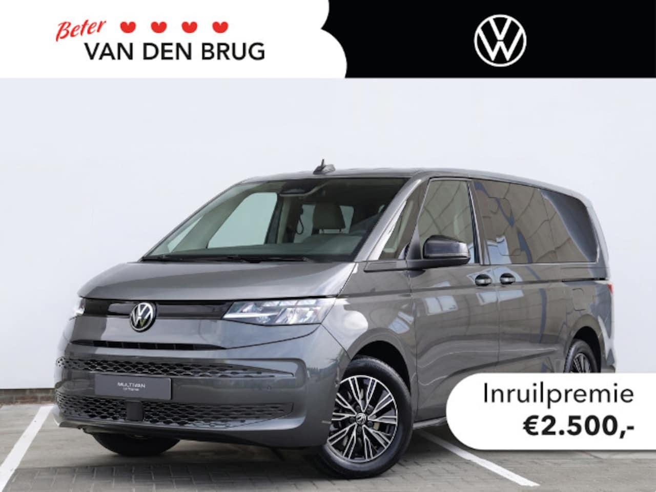 Volkswagen Multivan - Economy Business L2 1.5 eHybrid EU6 180 kW (245pk) Wegklapbare Trekhaak | 7 zits | Camera - AutoWereld.nl