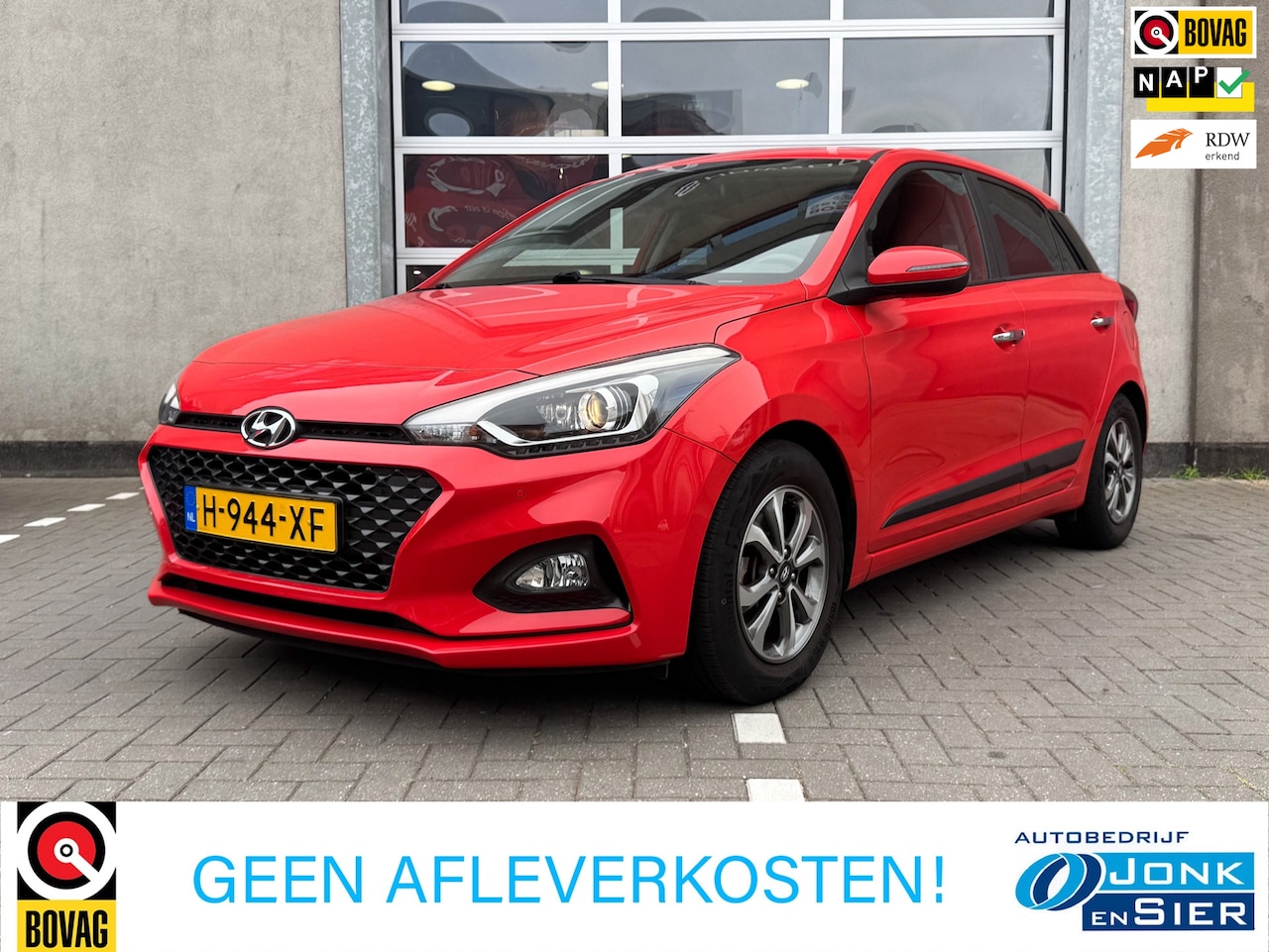 Hyundai i20 - 1.0 T-GDI Premium|Trekhaak|Apple CarPlay/Android Auto|Camera|Navi|Cruise control|Clima - AutoWereld.nl