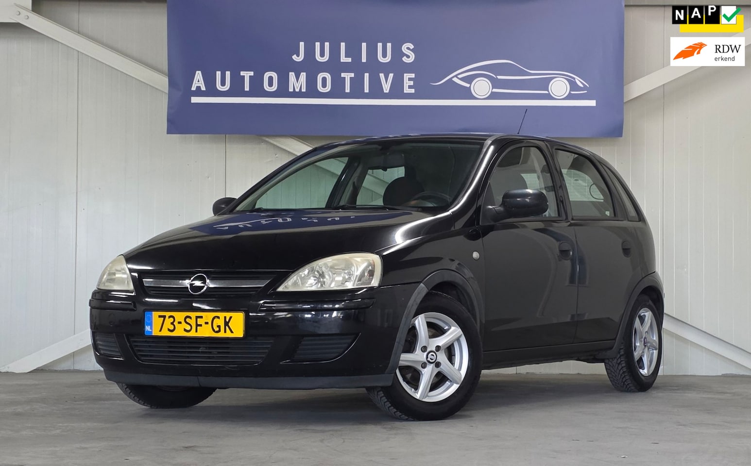Opel Corsa - 1.4-16V Essentia Airco 5DRS Nieuwe APK Elektr. Ramen Garantie! - AutoWereld.nl
