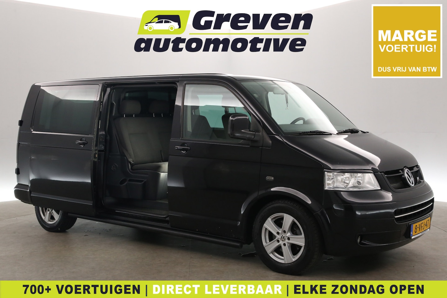 Volkswagen Transporter - 2.5 TDI L2H1 175PK | Marge | Dubbele Cabine | Automaat | Clima | Cruise | Trekhaak | 2xSch - AutoWereld.nl