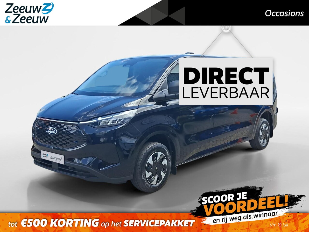 Ford Transit Custom - E-Transit 320 L2H1 Trend 71 kWh 218 pk | Direct leverbaar | Cruise control | Navigatie via - AutoWereld.nl