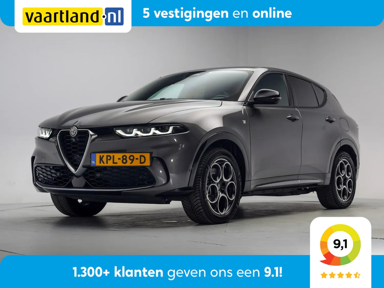 Alfa Romeo Tonale - 1.3T PHEV 280pk Ti Q4 Aut. [ LED 360°-camera Adapt.cruise ] - AutoWereld.nl