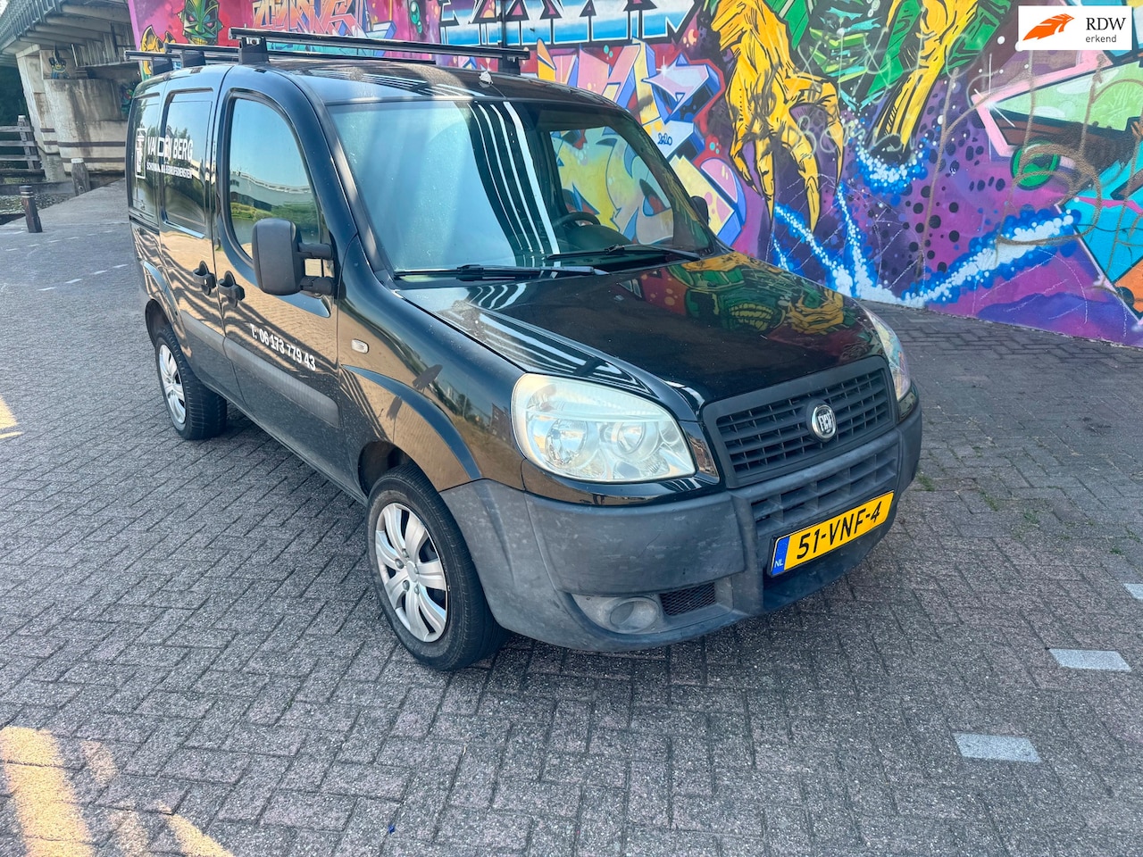 Fiat Doblò - 1.3 MultiJet Basis met wat werk nette auto schuifdeur dakdragers stereo nette km stand - AutoWereld.nl