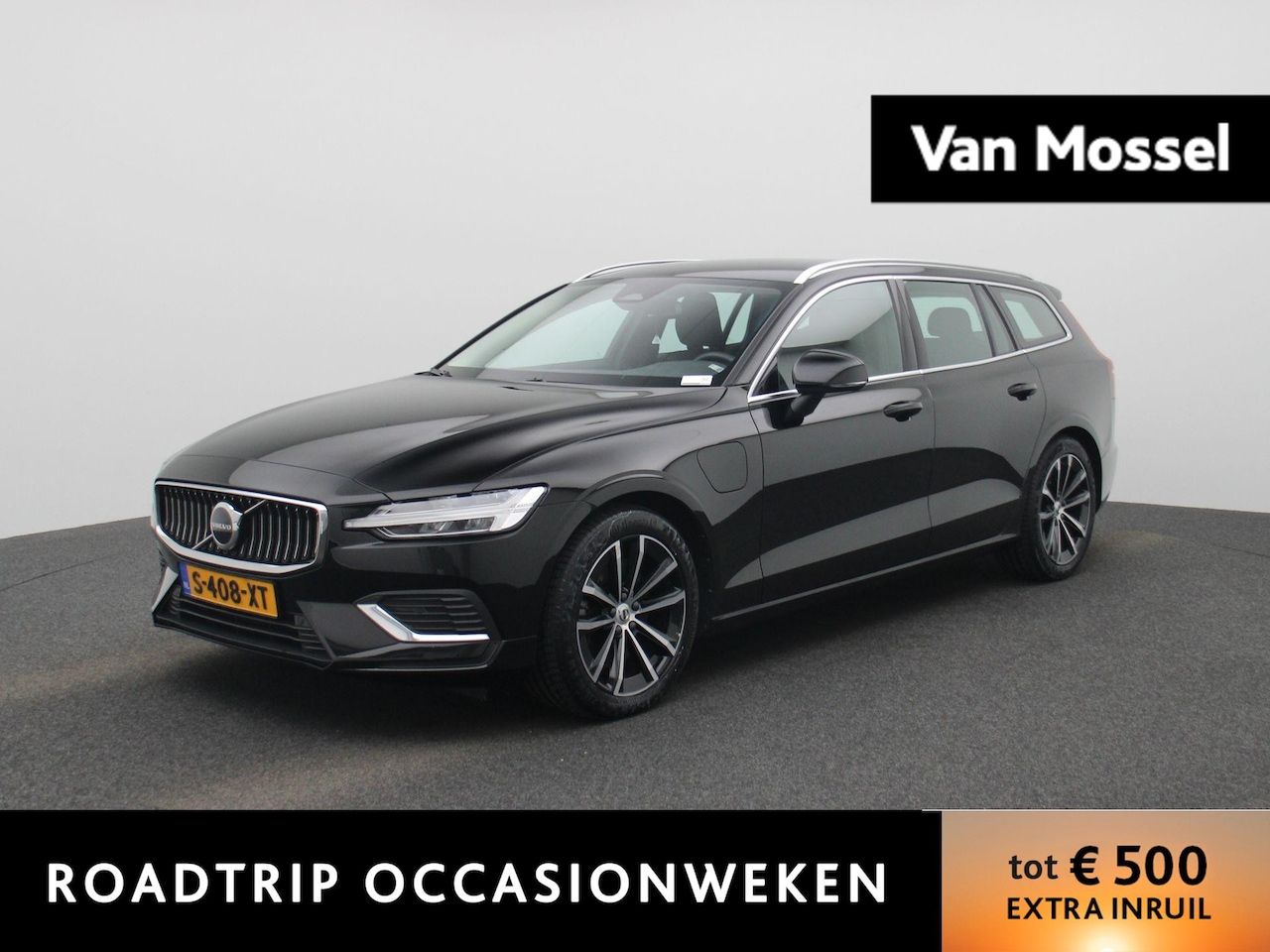 Volvo V60 - 2.0 T6 Plug-in hybrid AWD Essential Bright | Apple Carplay / Android Auto | Camera | Parke - AutoWereld.nl
