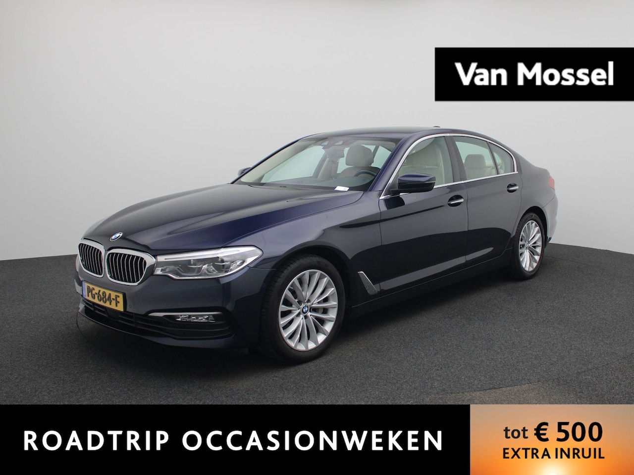 BMW 5-serie - 530i High Executive | Achteruitrijcamera | Parkeersensoren | Stoelverwarming | Lederen Bek - AutoWereld.nl