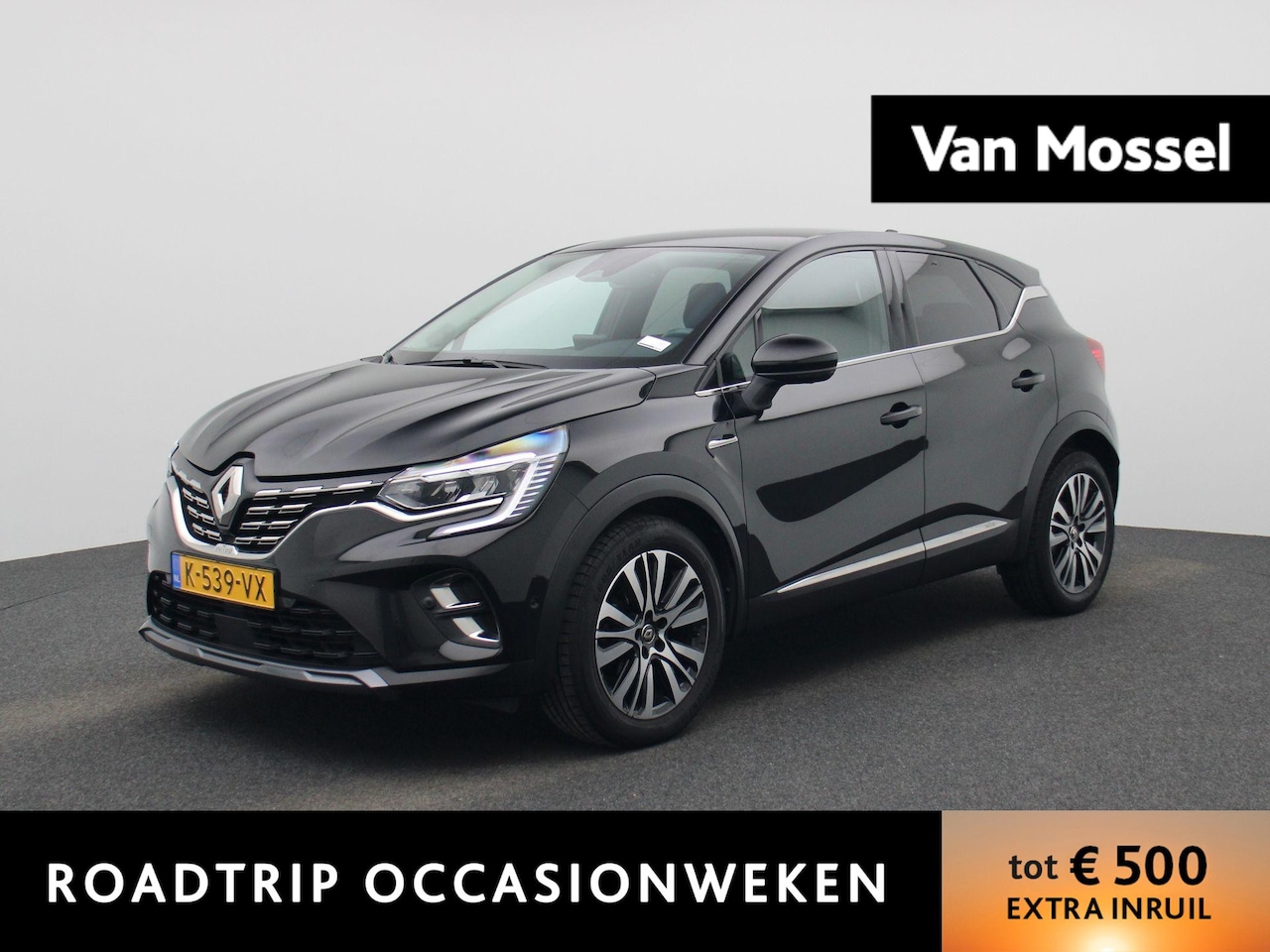 Renault Captur - 1.3 TCe 140 Initiale Paris | Automaat | Leder | Navigatie | Stoel verwarming | Apple carpl - AutoWereld.nl