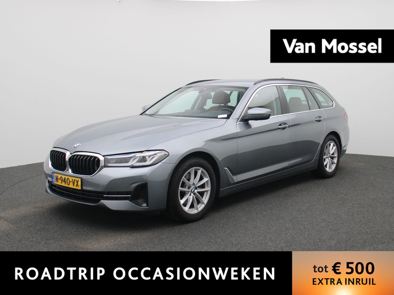 BMW 5-serie Touring - 520i Business Edition Plus | Automaat | LMV | Navigatie | Stoel verwarming | Virtual cockp - AutoWereld.nl