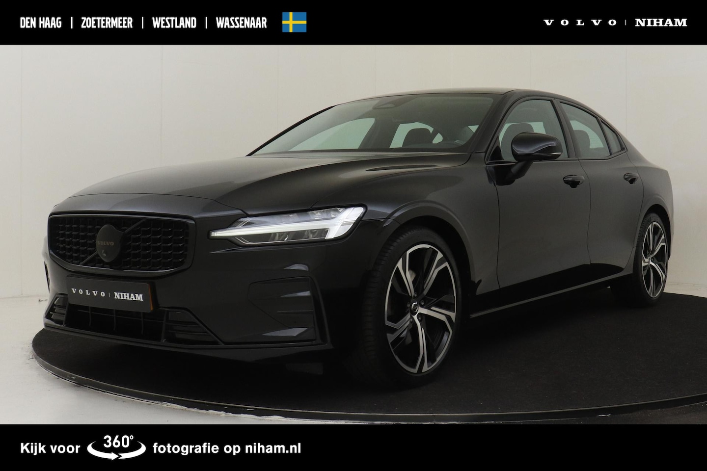 Volvo S60 - B4 (M-HYBRID) PLUS DARK -LEDER|POWER-SEATS|360°CAM|CLIMATE|BLIS|BLACK.BADGE|19" - AutoWereld.nl