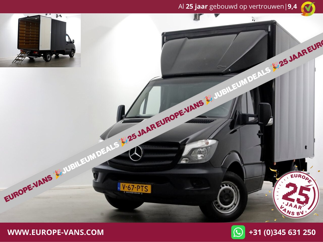 Mercedes-Benz Sprinter - 313 CDI 130pk L2H1 Bakwagen met achterdeuren 1.188kg laadvermogen 11-2015 - AutoWereld.nl