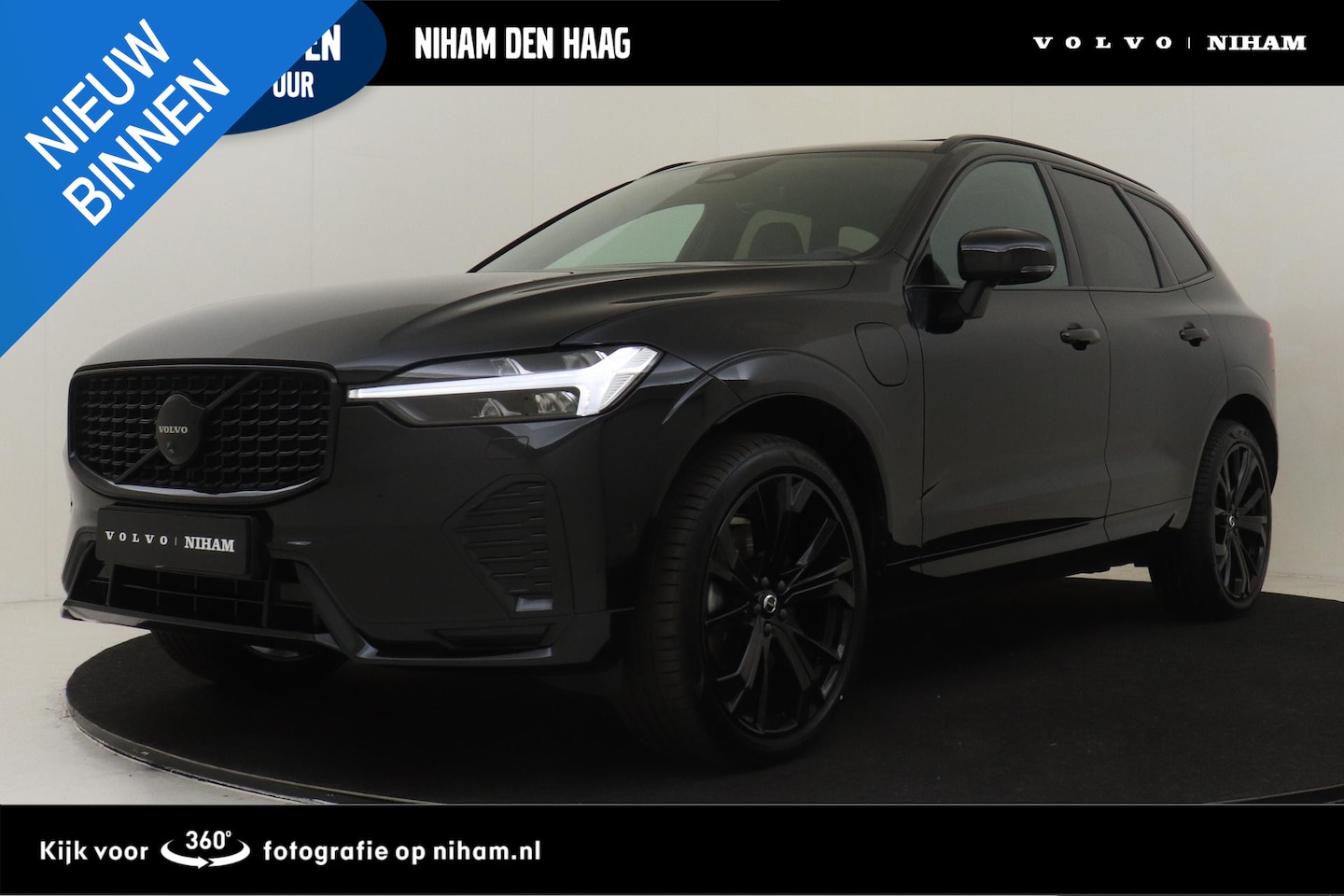 Volvo XC60 - T6 PLUG-IN HYBRID AWD PLUS BLACK EDITION -PANO.DAK|HARMAN/KARDON|360°CAM|ADAP.LED|PRIVACY. - AutoWereld.nl
