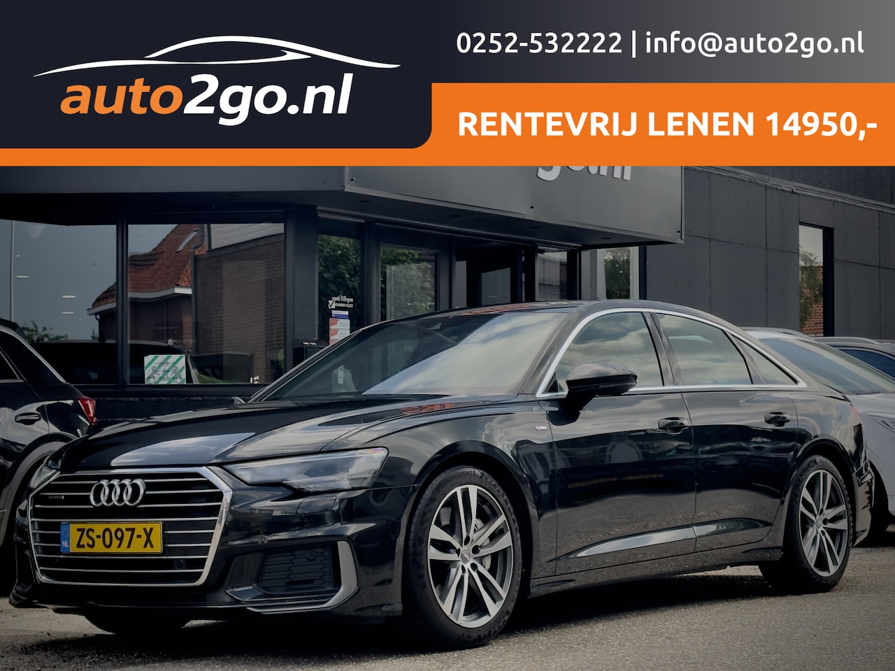 Audi A6 Limousine - 55 TFSi QUATTRO 340PK S-LINE LEDER B&O NAVI CAMERA DIGI-DASH LED 19 INCH-LMV PDC - AutoWereld.nl