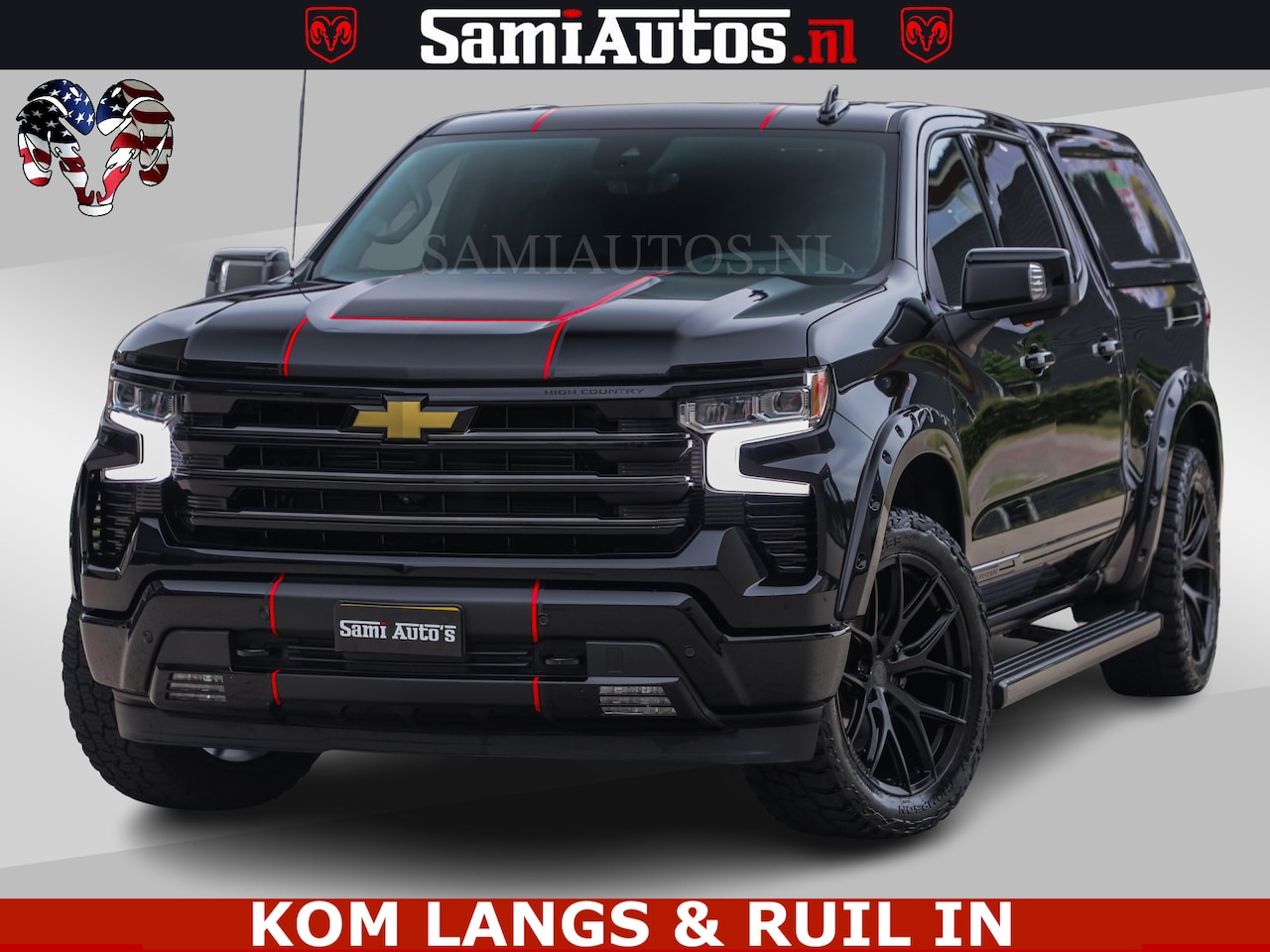 Chevrolet Silverado - HULK PACK | BEAST | HUIF | BLACK OPS | BOM VOL | GARANTIE TOT 24-01-2028 | DC 5 PERSOONS | - AutoWereld.nl