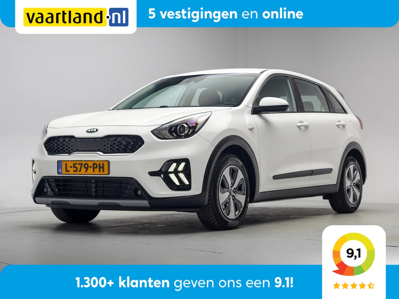 Kia Niro - 1.6 GDi Hybrid Comfortline Aut. [ Lane Assist Climate Camera Apple/Android ] - AutoWereld.nl