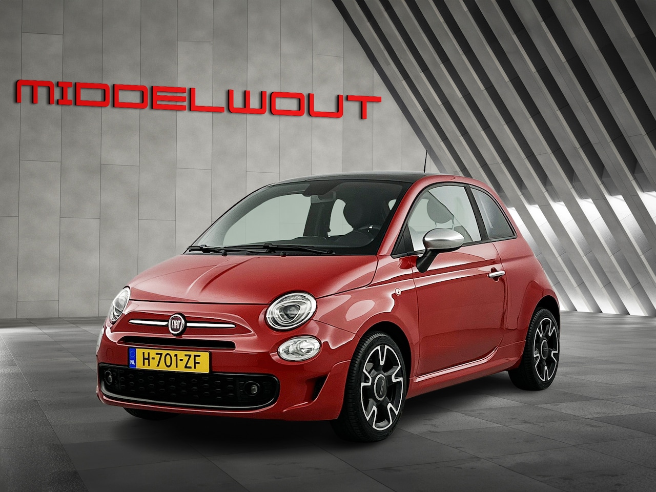 Fiat 500 - 1.0 Hybrid Rockstar | Pano | Leder | NAV | PDC achter | ORG NL - AutoWereld.nl