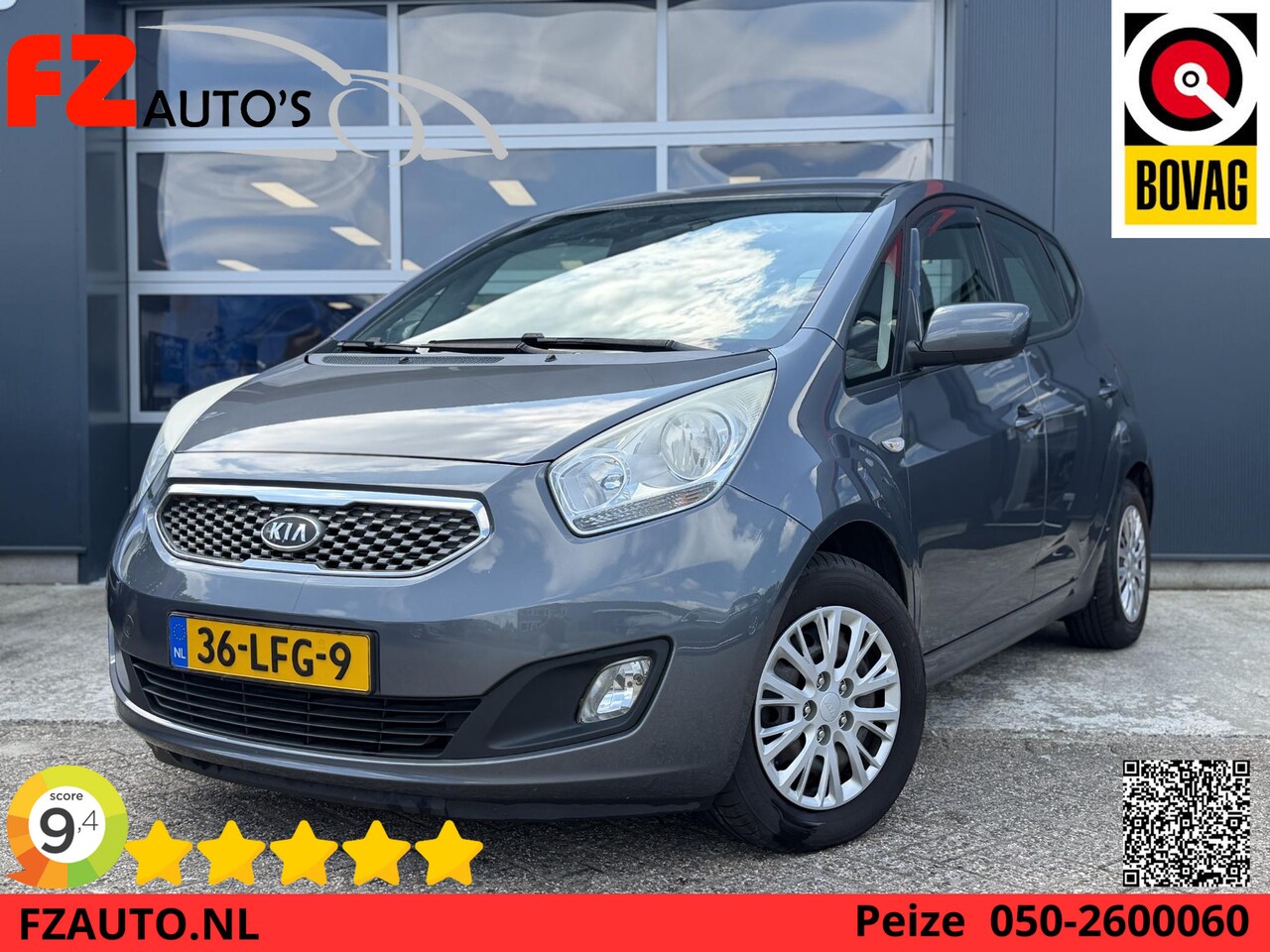 Kia Venga - 1.4 CVVT X-tra - Airco - Parkeersensoren - Cruise Control - Trekhaak - AutoWereld.nl