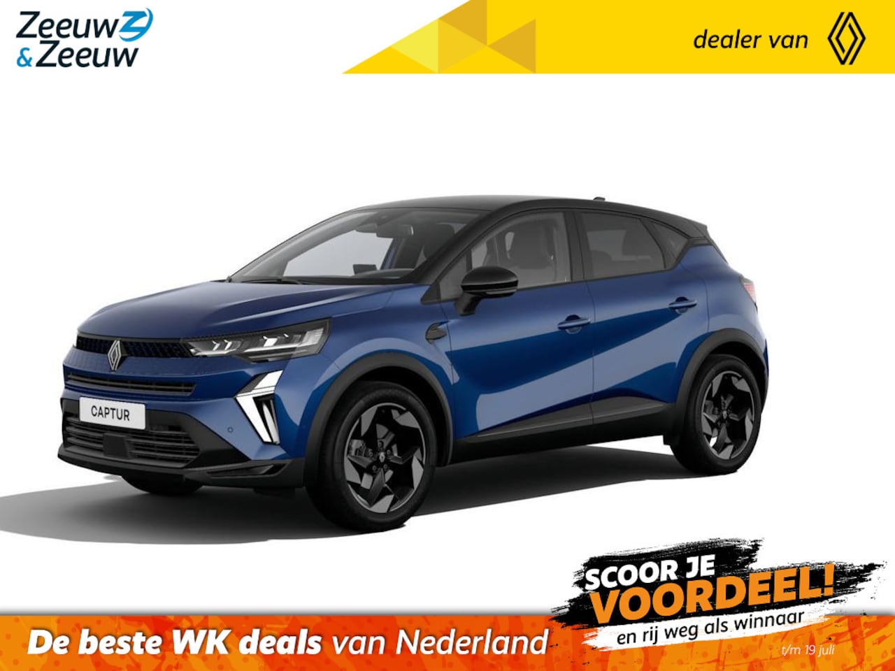 Renault Captur - 1.8 E-Tech full hybrid 160 techno | NU met € 6.100,- Zeeuw & Zeeuw voorraadkorting | Met G - AutoWereld.nl