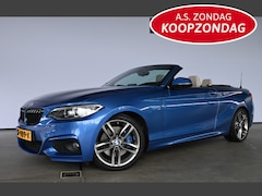 BMW 2-serie Cabrio - 220i High Executive M-Pakket Automaat Navigatie Harman/Kardon Stoelverwarming Inruil Mogel