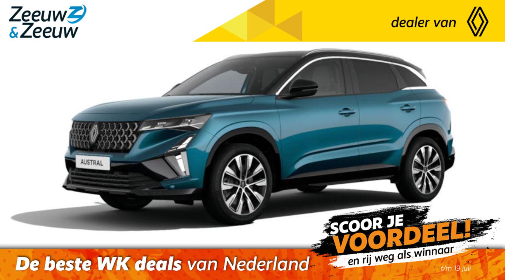 Renault Austral - 1.2 E-Tech full hybrid 200 esprit Alpine NU met € 7.950,- Zeeuw & Zeeuw voorraadkorting | - AutoWereld.nl