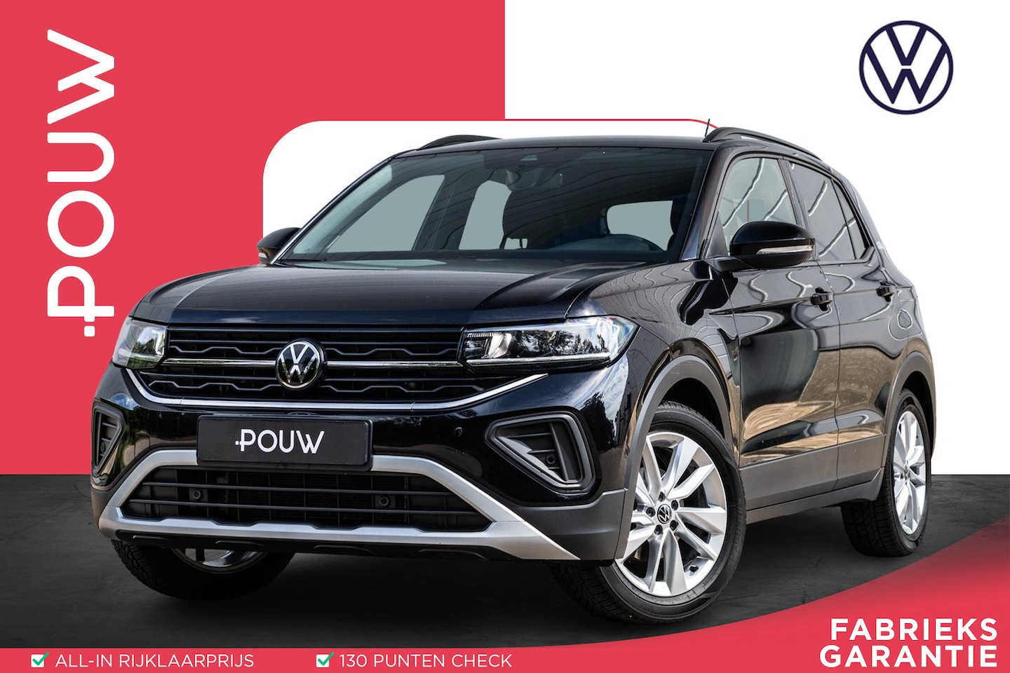 Volkswagen T-Cross - 1.0 TSI DSG Life Edition | Trekhaak | Blindspot Assist | Navigatie - AutoWereld.nl