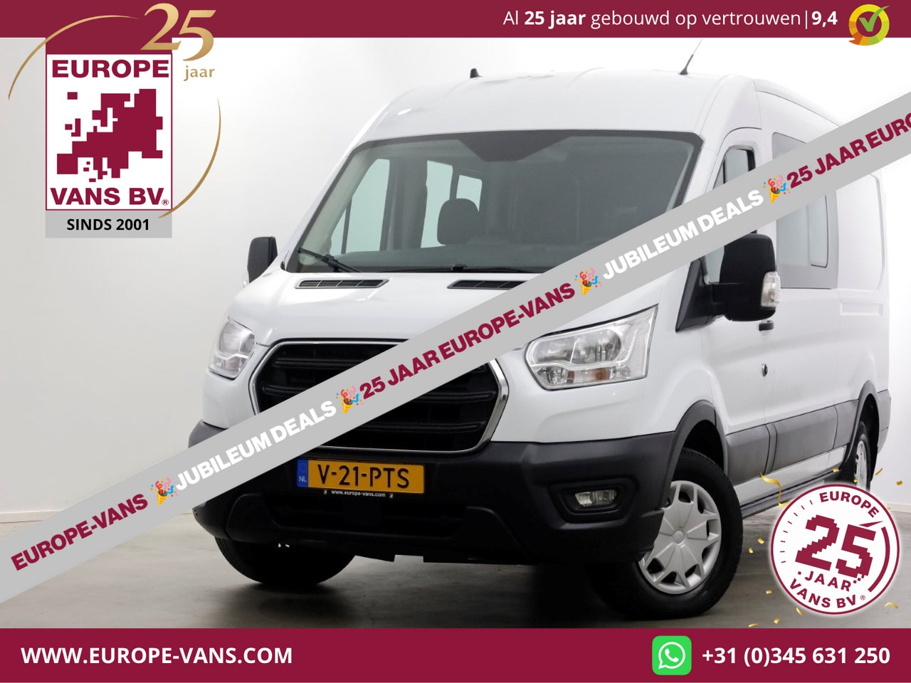 Ford Transit - 2.0 TDCI 170pk RWD L3H2 Trend D.C. Airco/Cruise Control/Trekhaak 2900kg 10-2020 - AutoWereld.nl