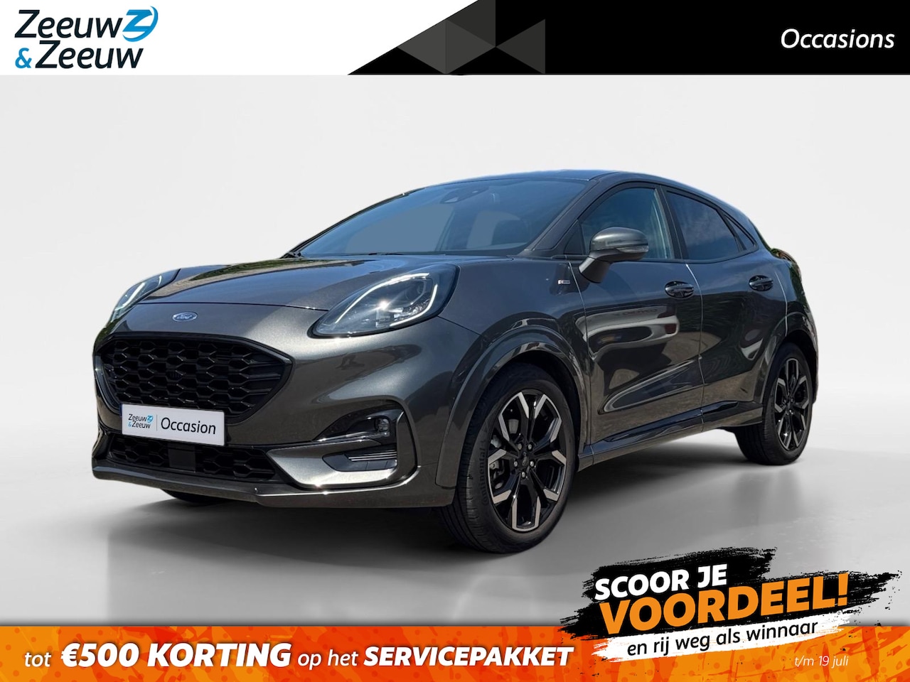 Ford Puma - 1.0 EcoBoost Hybrid ST-Line X | Keyless | Navigatie | Climate control | Trekhaak - AutoWereld.nl