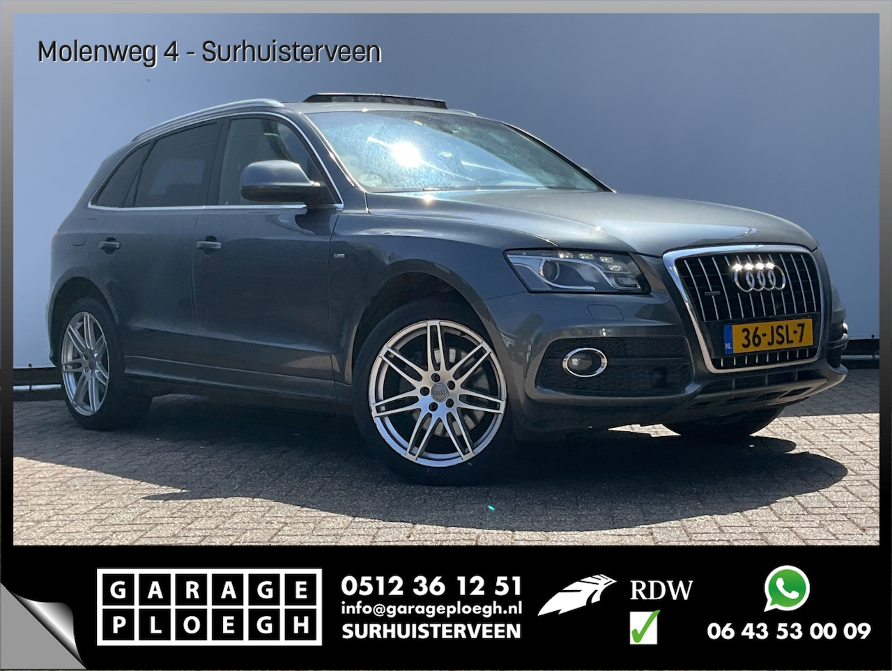 Audi Q5 - 3.0 TDI quattro Pro Line S-Line Automaat Pano Trekhaak Leer B&O EXPORT?! - AutoWereld.nl