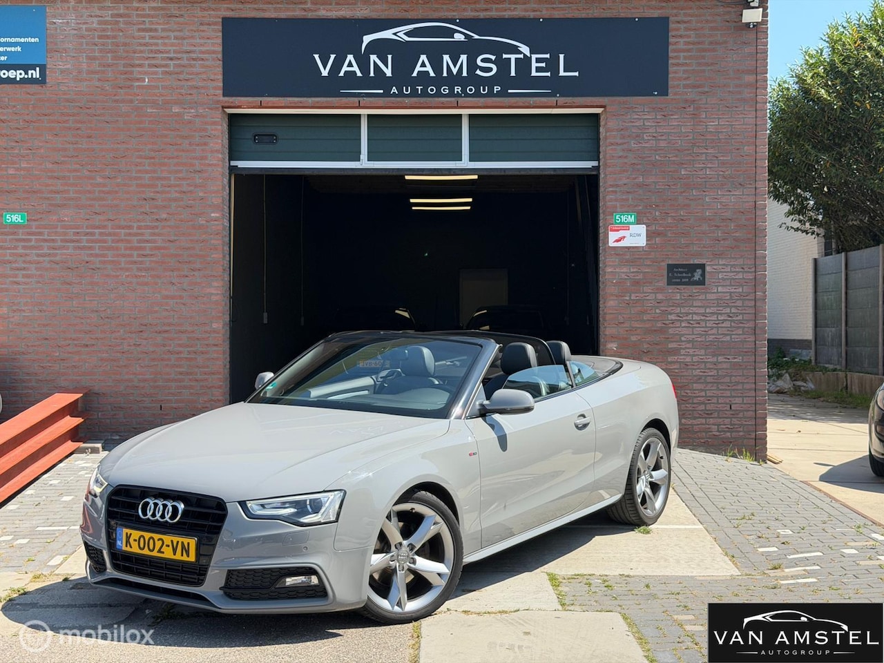 Audi A5 Cabriolet - 1.8 TFSI S Line Automaat | Nardo Grey | B&O | Stoelverwarming - AutoWereld.nl