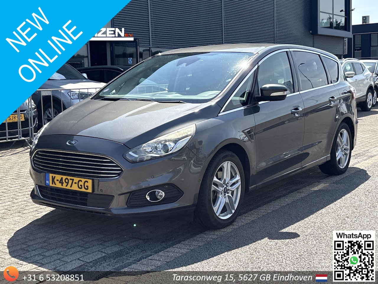 Ford S-Max - 1.5 Titanium 7p. | MOTOR TIKT! | Climate | Cruise | Navi | PDC | Stoelverwarming | - AutoWereld.nl