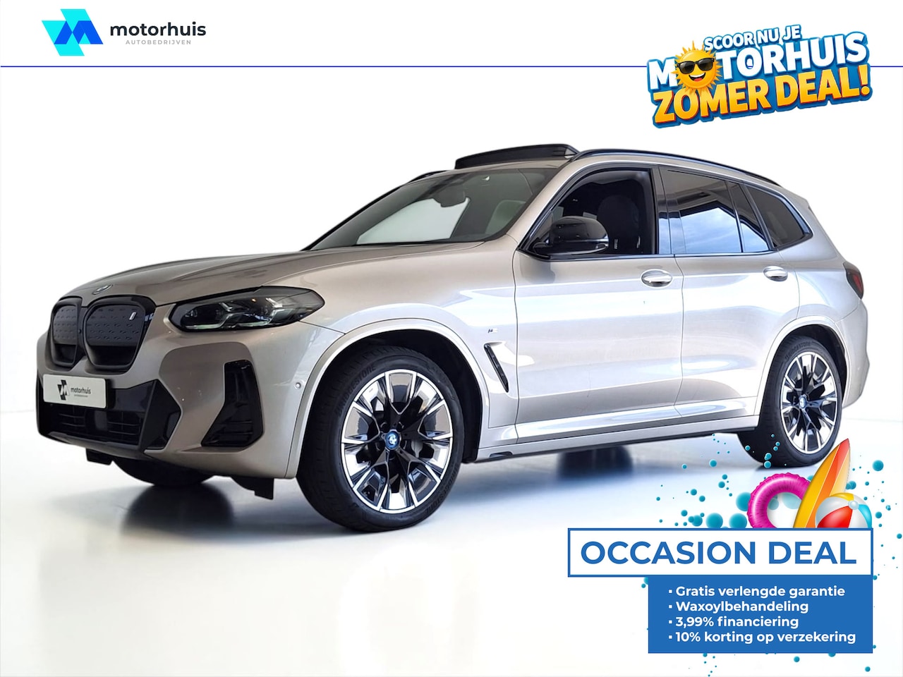 BMW iX3 - High Executive M-sport 80 kWh SOH 95%HUD LEDER LED HARMAN KARDON - AutoWereld.nl