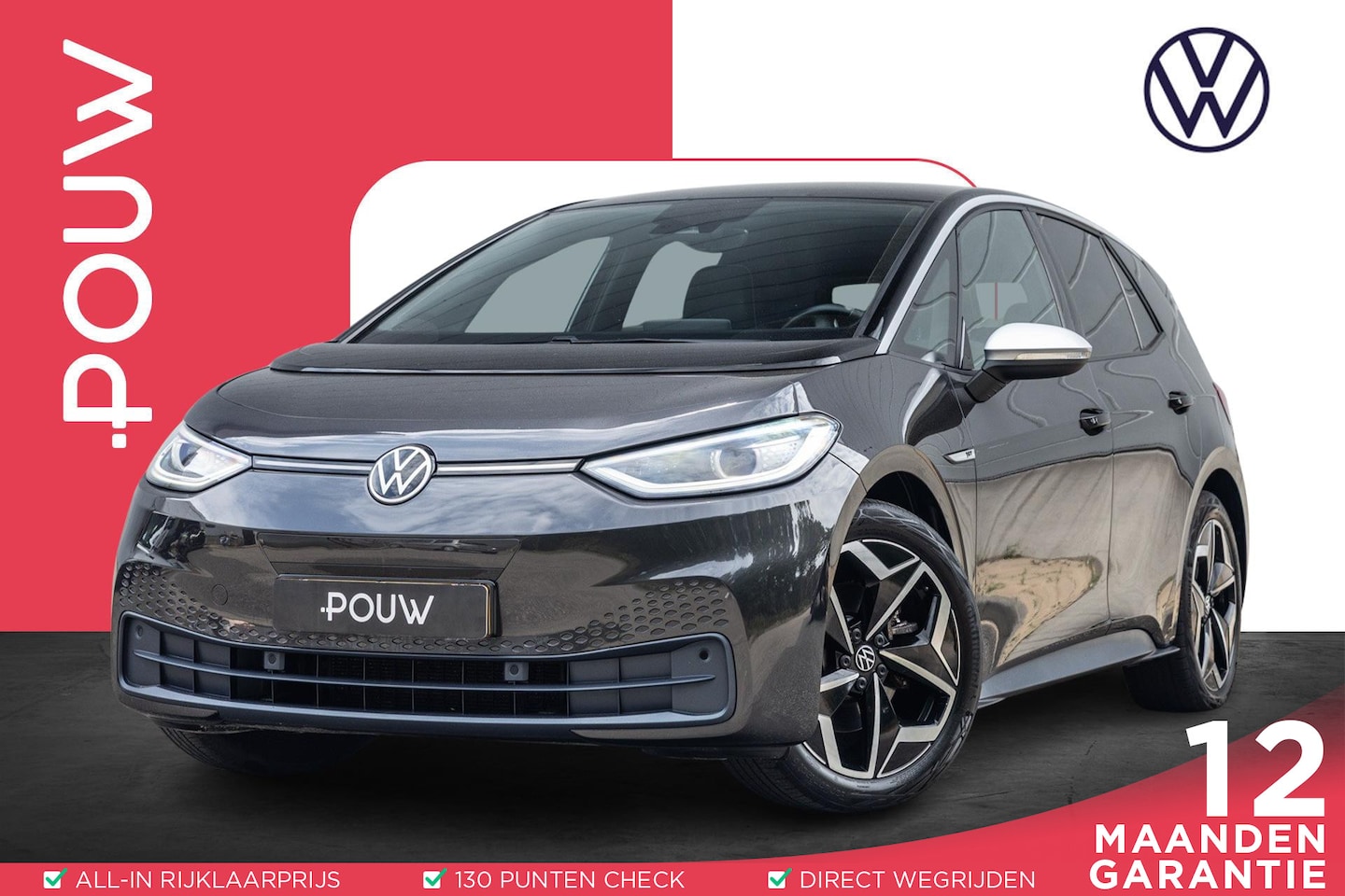 Volkswagen ID.3 - 204pk First Plus 58 kWh | SoH 96% | Matrix LED | Achteruitrijcamera - AutoWereld.nl