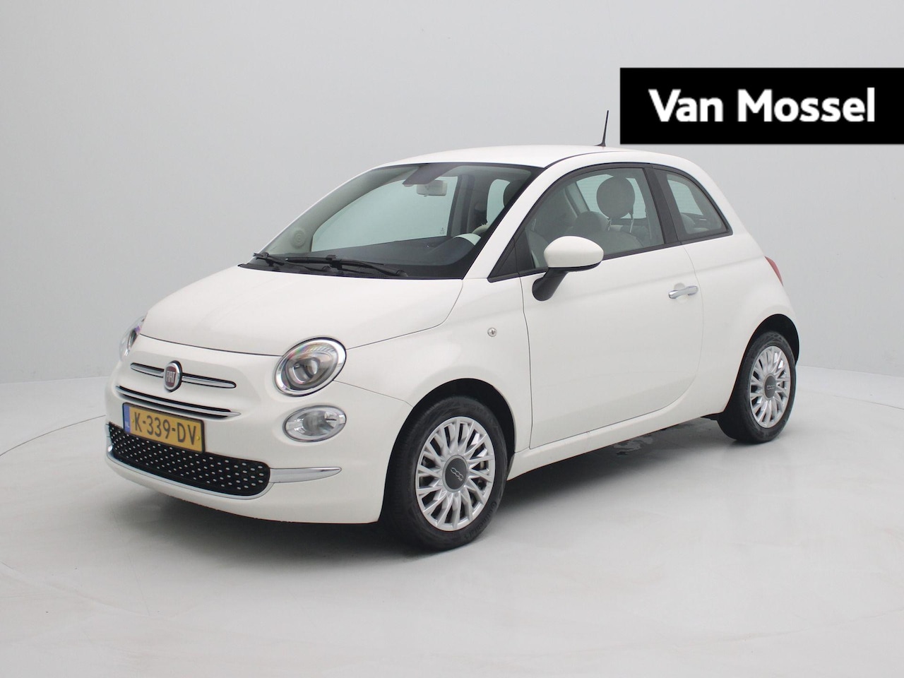 Fiat 500 - 1.0 Hybrid Lounge | Airco | Navigatie | Parkeersensoren - AutoWereld.nl