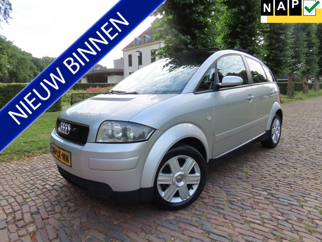 Audi A2 - 1.4 S Line Electrisch Glazen Panoramadak Ecc Lm Velgen***Dealer Onderhouden***Apk t/m 13-4 - AutoWereld.nl