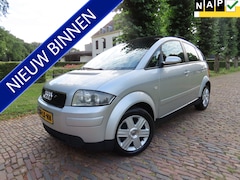 Audi A2 - 1.4 S Line Electrisch Glazen Panoramadak Ecc Lm Velgen*Dealer Onderhouden*Apk t/m 13-4-202
