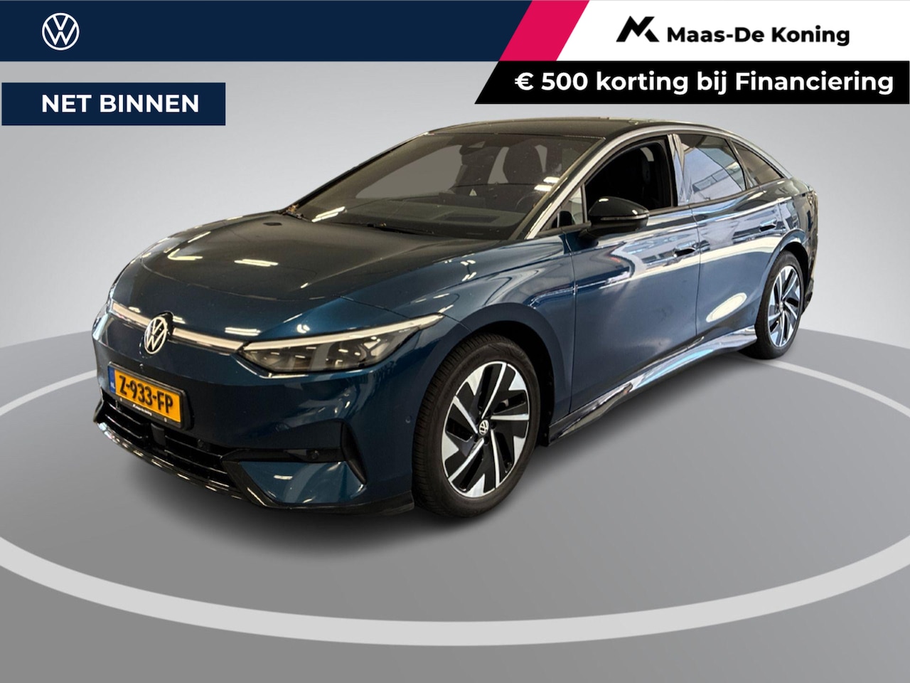 Volkswagen ID.7 - Pro Business 286pk 77 kWh · SOH 96,3% · Warmtepomp · 360 Camera · Elek. Voorstoelen · Head - AutoWereld.nl