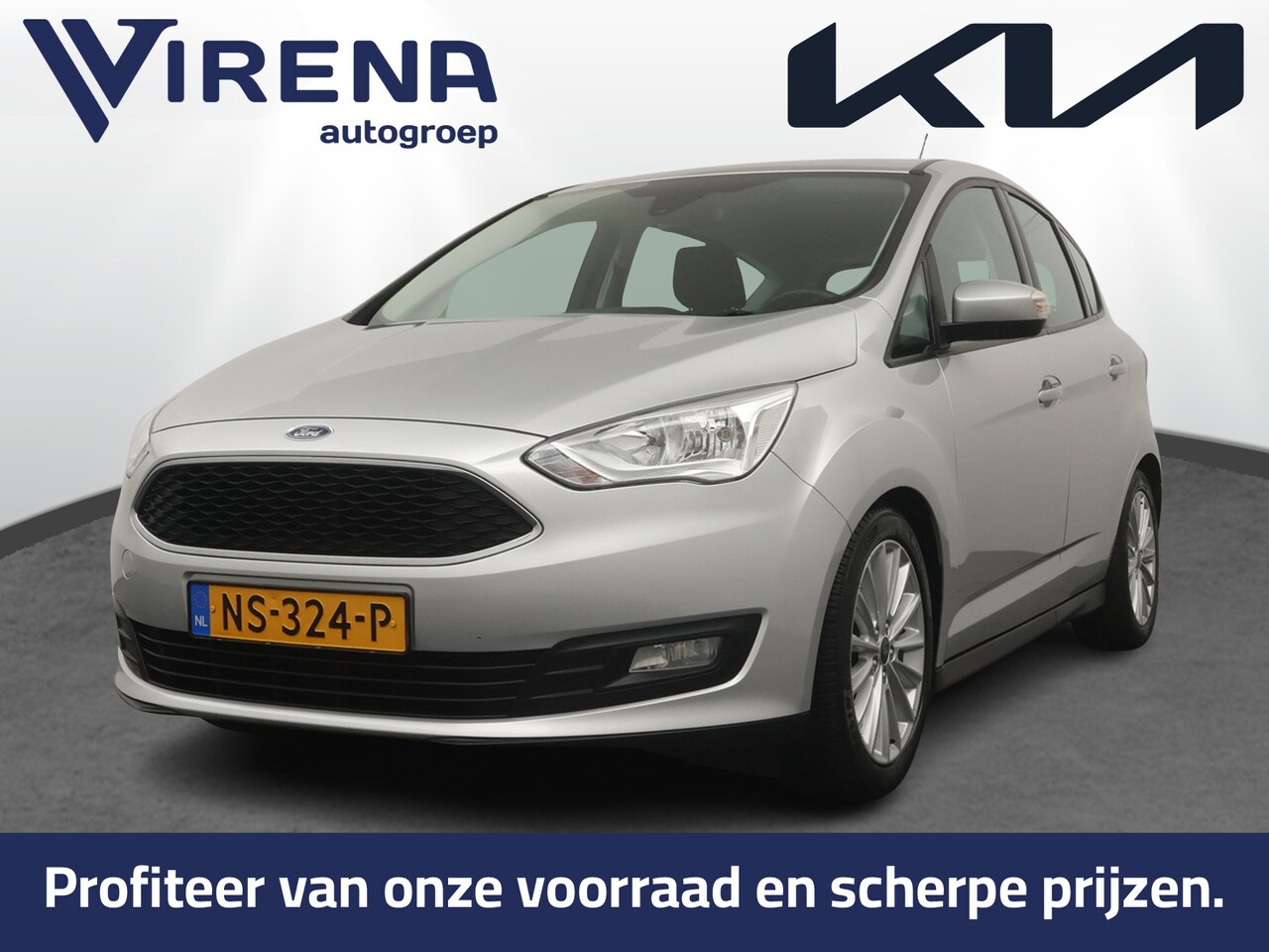 Ford C-Max - 1.0 Trend - Cruise controle - Navigatie - Radio/CD - Parkeersensoren - Virena Zekerheidspa - AutoWereld.nl
