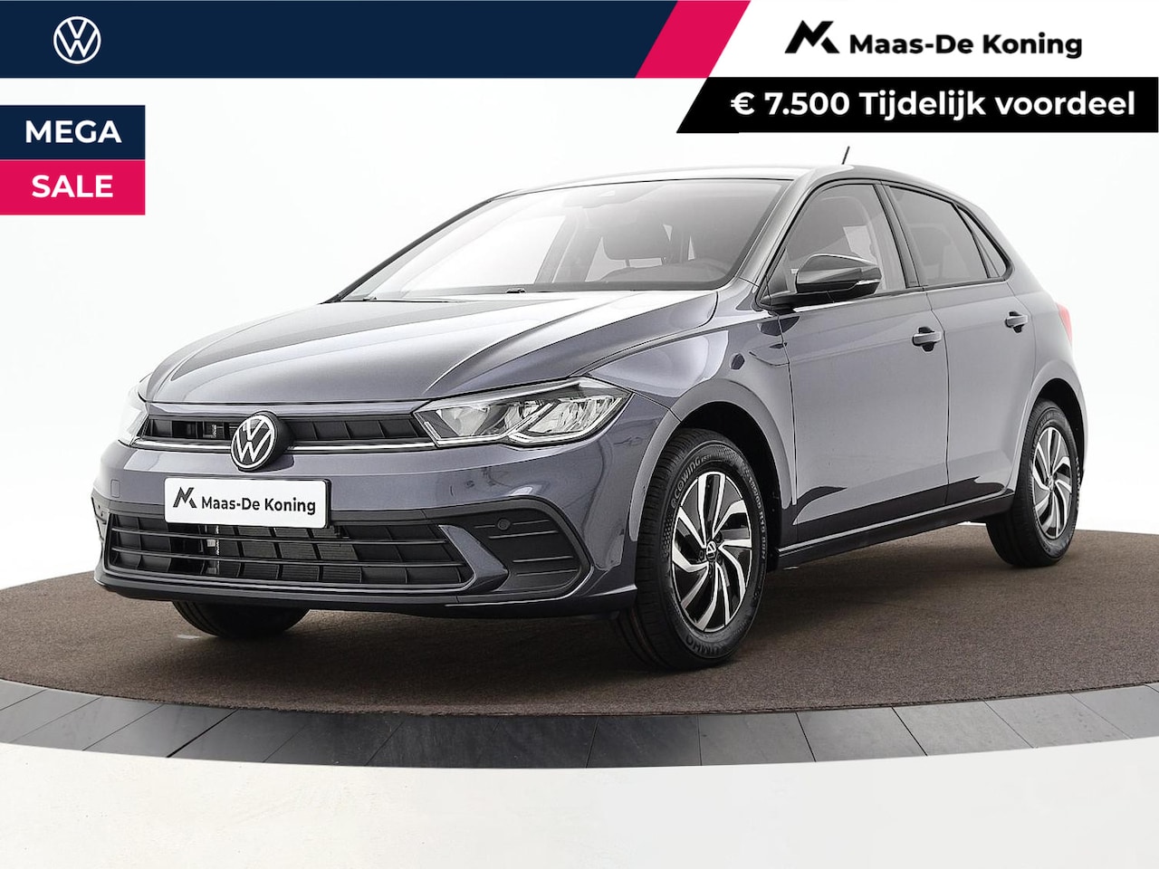 Volkswagen Polo - 1.0 TSI 95pk Life Edition · Camera · Apple/Android Car Play · P-Sensoren · 15'' Inch · Voo - AutoWereld.nl