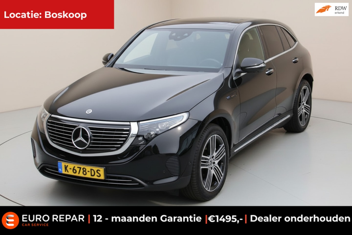 Mercedes-Benz EQC - 400 4MATIC Business Solution Luxury 400 4MATIC Business Solution Luxury 80 kWh - AutoWereld.nl