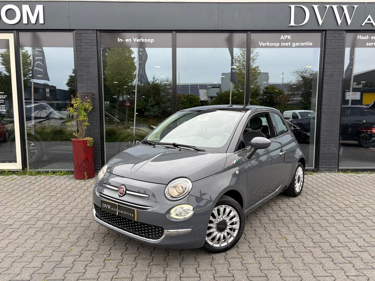 Fiat 500 - 0.9 TwinAir Turbo Lounge 0.9 TwinAir Turbo Lounge, Panorama dak - AutoWereld.nl