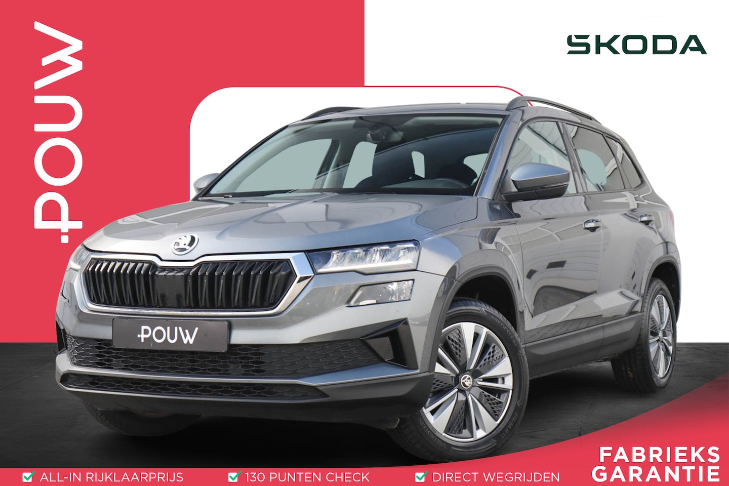 Skoda Karoq - 1.0 TSI 110pk Business Edition | Navigatie | Smart Link | Elektrische Achterklep - AutoWereld.nl