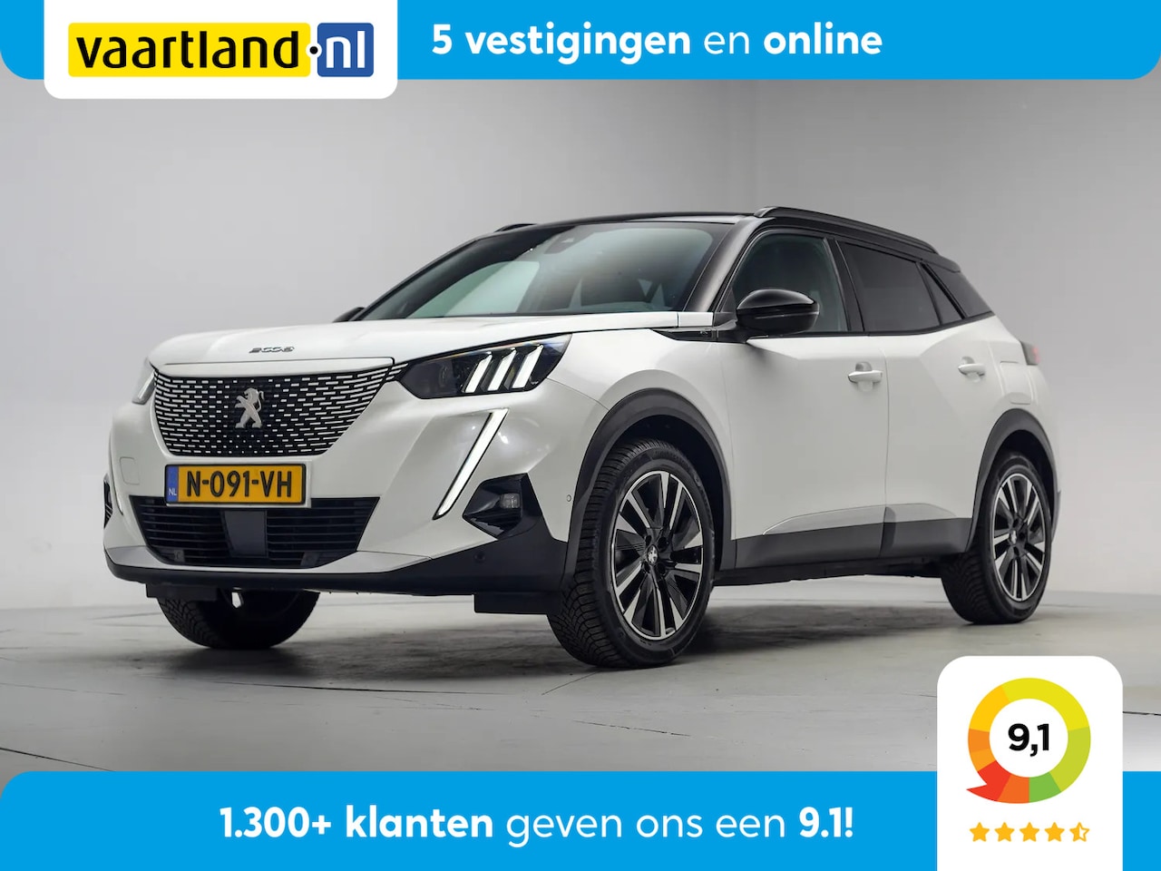Peugeot e-2008 - EV GT Pack 50 kWh 3-Fase [ Navi Camera Apple Carplay / Android Auto ] - AutoWereld.nl