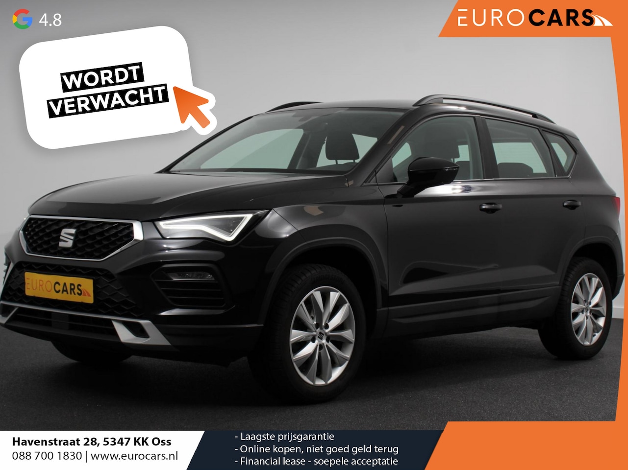SEAT Ateca - 1.5 TSI DSG Style Nieuw type Climate Control Parkeer sensoren Cruise control DAB Led Licht - AutoWereld.nl