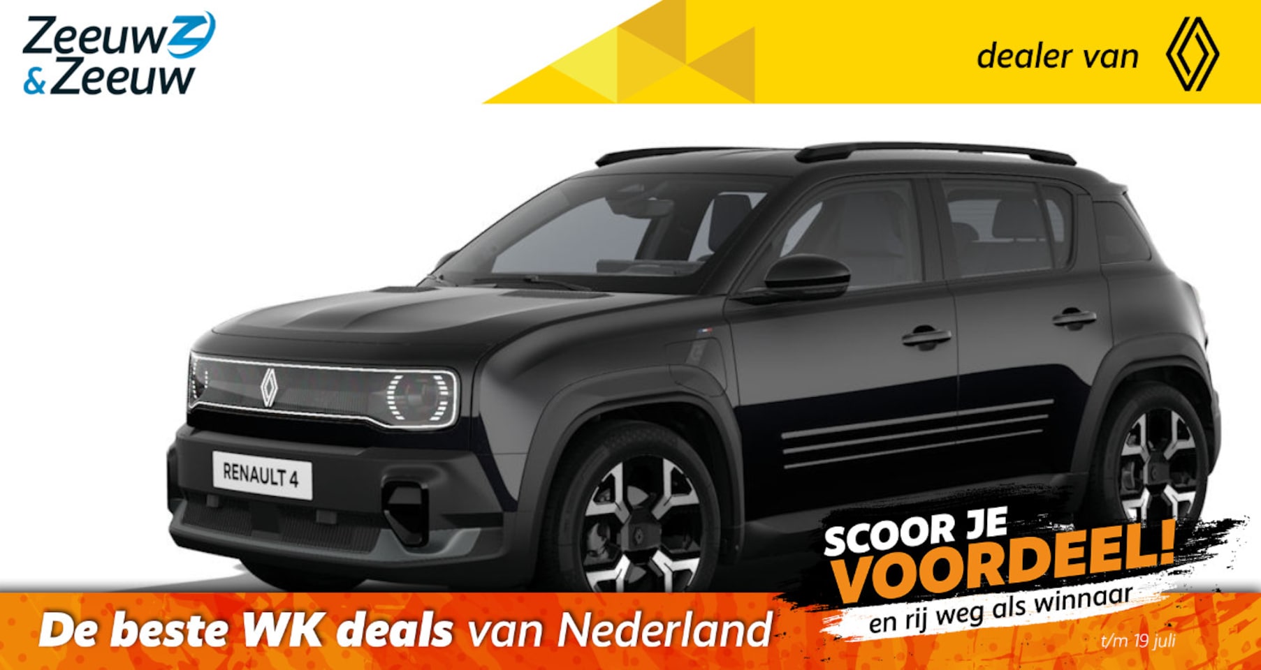 Renault 4 - Techno comfort range | Profiteer nu van €4.750,- Zeeuw & Zeeuw voorraadkorting | NU met GR - AutoWereld.nl