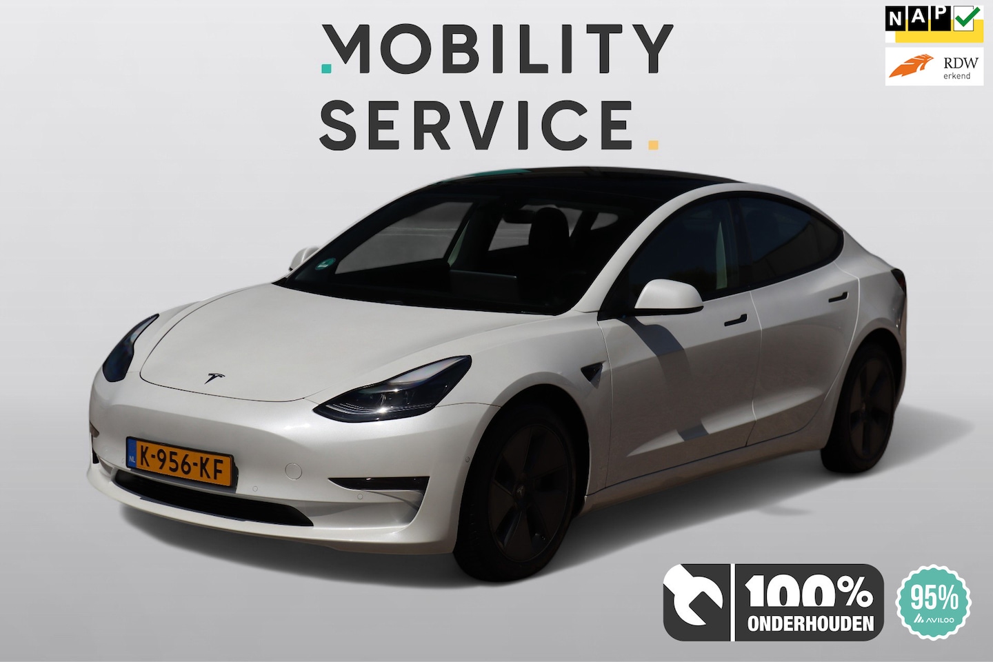 Tesla Model 3 - Long Range RWD Long Range AWD 75 kWh SOH96% FaceLift Clima Cruise Pano AutoPilot - AutoWereld.nl