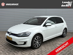 Volkswagen e-Golf - e-Golf AUTOMAAT | Snelladen | Stoelverwarming | Navigatie | Adaptieve cruise | Sensoren |