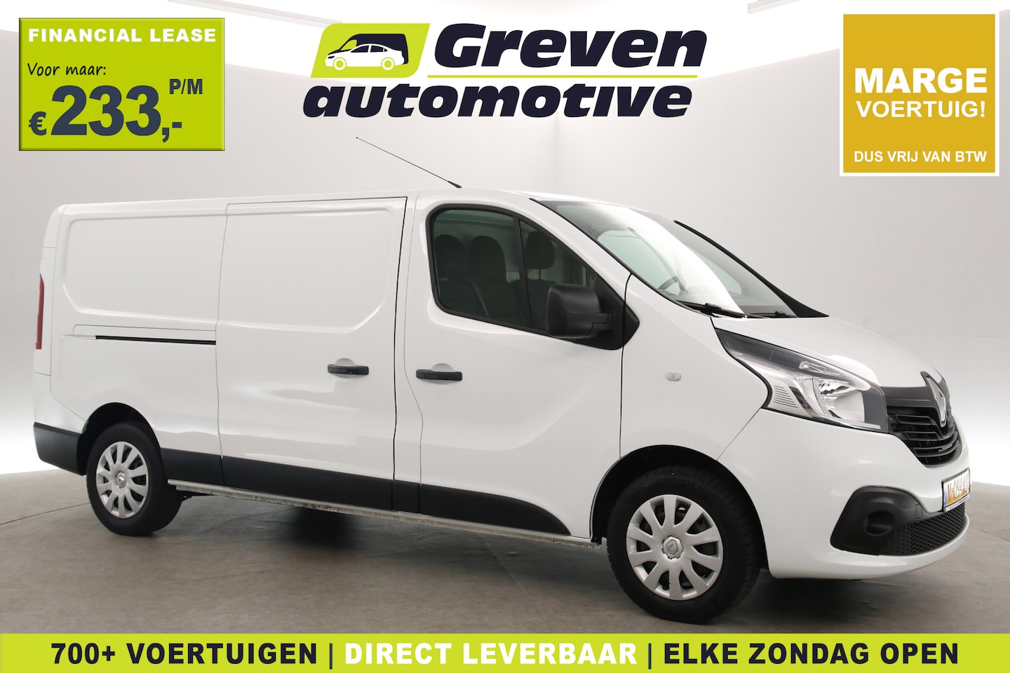 Renault Trafic - 1.6 dCi L2H1 | Marge | Airco | Cruise | Navi | 3 Zits | Trekhaak | Parkeersens. - AutoWereld.nl