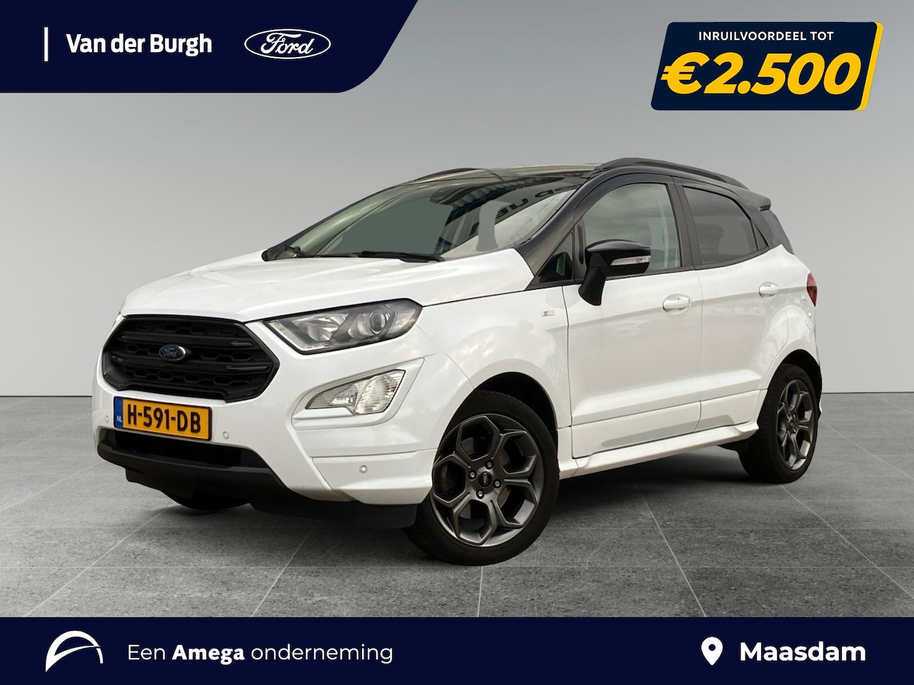 Ford EcoSport - ST-Line 1.0 EcoBoost 125pk | Achteruitrijcamera | Trekhaak | Half-leder - AutoWereld.nl