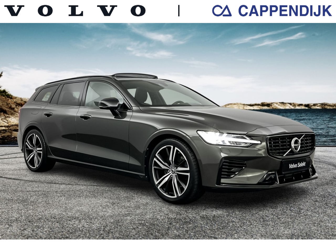 Volvo V60 - T6 340PK Recharge R-Design| Pano| B&W Sound| Adap.Cruise| 360cam - AutoWereld.nl