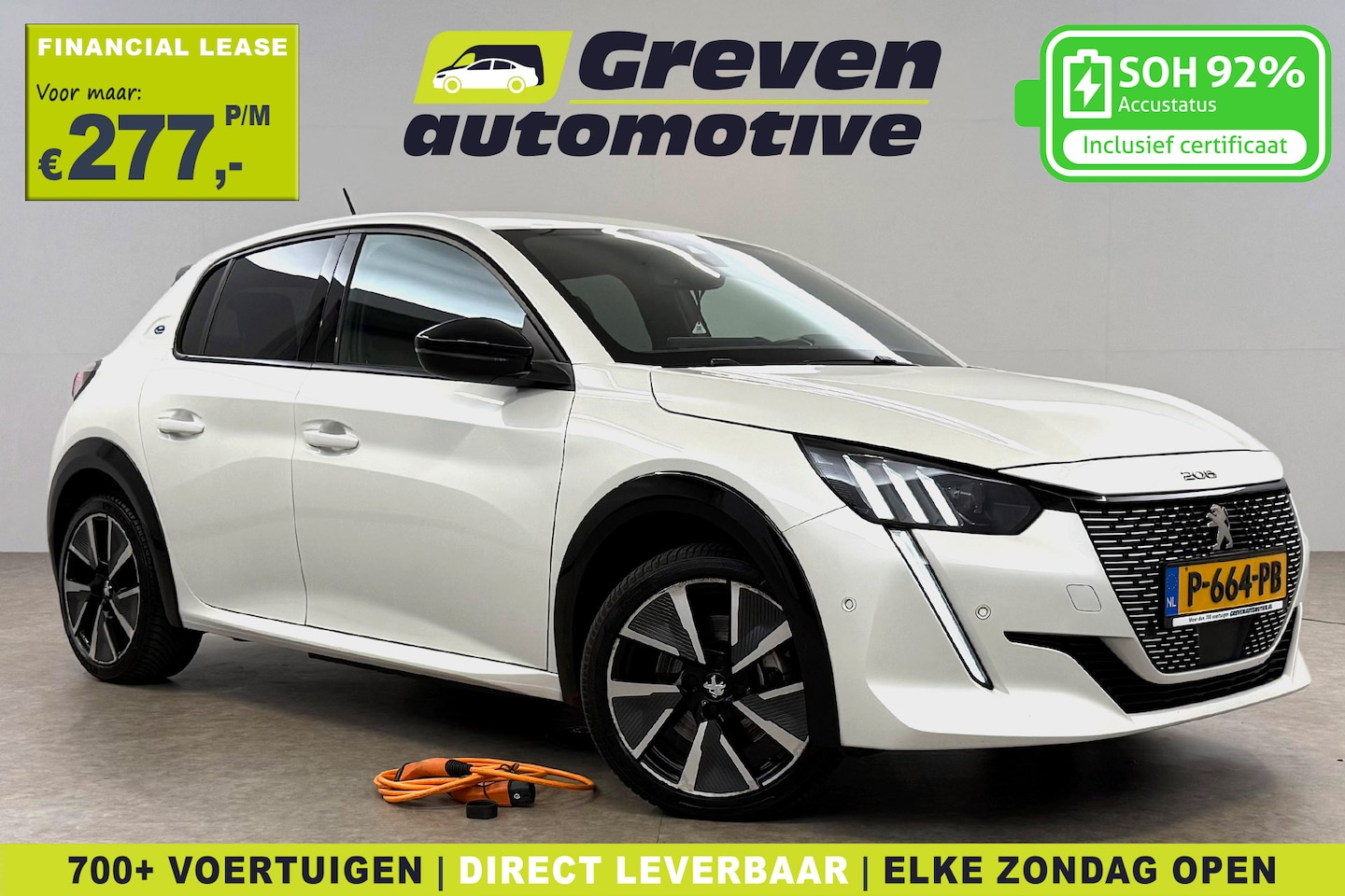 Peugeot e-208 - EV GT 50 kWh | Snelladen | SOH 92% | Camera | Sfeer | Virtual | Carplay | LED - AutoWereld.nl